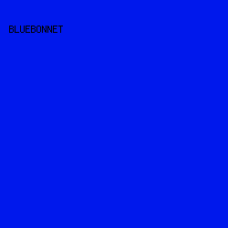 0018EC - Bluebonnet color image preview