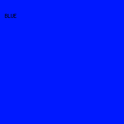 0018FF - Blue color image preview