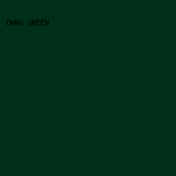 002F19 - Dark Green color image preview