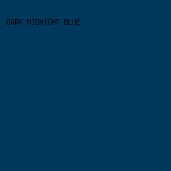 00385D - Dark Midnight Blue color image preview
