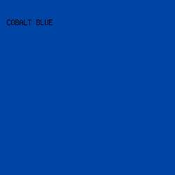 0044A6 - Cobalt Blue color image preview