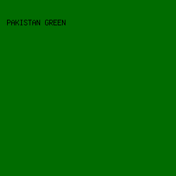 006C00 - Pakistan Green color image preview