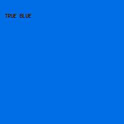 006EE6 - True Blue color image preview