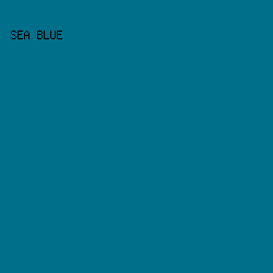 006F89 - Sea Blue color image preview
