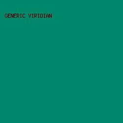 008668 - Generic Viridian color image preview