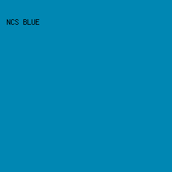 0087B3 - NCS Blue color image preview