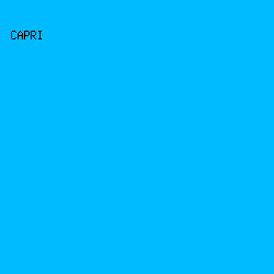 00BBFF - Capri color image preview