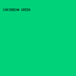 00D27A - Caribbean Green color image preview