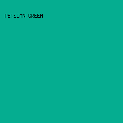 05AD90 - Persian Green color image preview