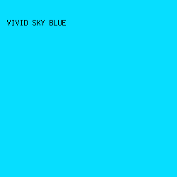 06DEFF - Vivid Sky Blue color image preview