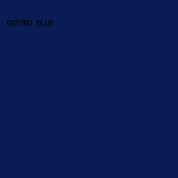 091C54 - Oxford Blue color image preview