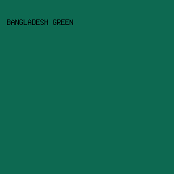 0D6951 - Bangladesh Green color image preview