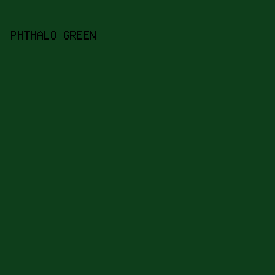 0E3E1B - Phthalo Green color image preview