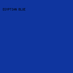 0F359F - Egyptian Blue color image preview