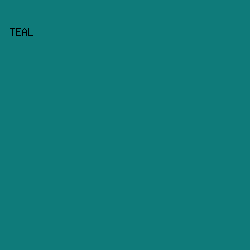 0F7B7A - Teal color image preview