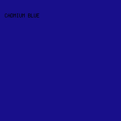 180F8B - Cadmium Blue color image preview