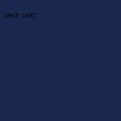 1A274E - Space Cadet color image preview