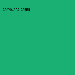 1AB073 - Crayola's Green color image preview