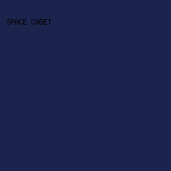 1B244D - Space Cadet color image preview