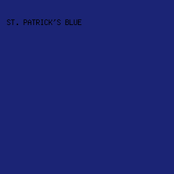 1B2475 - St. Patrick's Blue color image preview