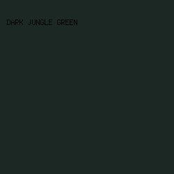 1C2824 - Dark Jungle Green color image preview