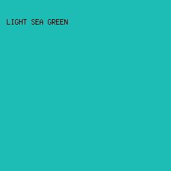 1DBDB5 - Light Sea Green color image preview