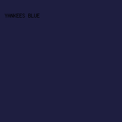 1E1E40 - Yankees Blue color image preview