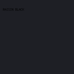 1E1F25 - Raisin Black color image preview
