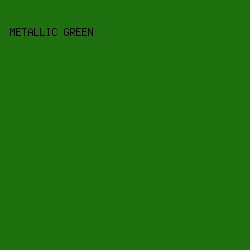1E700F - Metallic Green color image preview