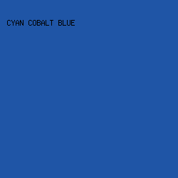 1F55A6 - Cyan Cobalt Blue color image preview