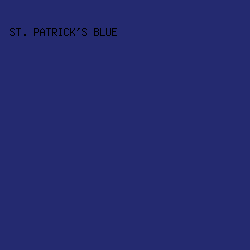 242A70 - St. Patrick's Blue color image preview