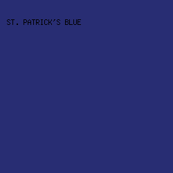282D73 - St. Patrick's Blue color image preview