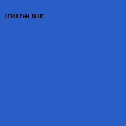 285EC5 - Cerulean Blue color image preview