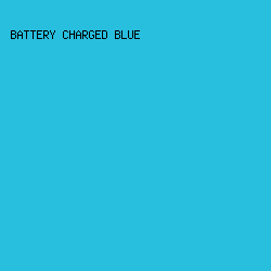28BFDF - Battery Charged Blue color image preview