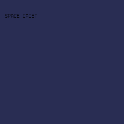 292D53 - Space Cadet color image preview