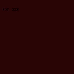 2A0505 - Root Beer color image preview