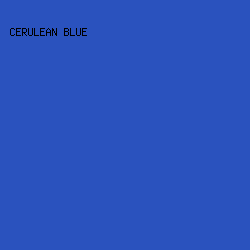 2A52BE - Cerulean Blue color image preview