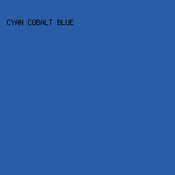 2A5DA7 - Cyan Cobalt Blue color image preview