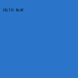 2A75C9 - Celtic Blue color image preview