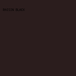 2B1D1D - Raisin Black color image preview