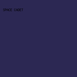 2C2853 - Space Cadet color image preview