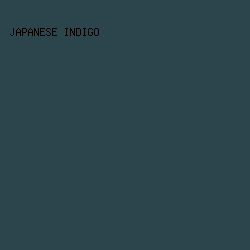 2C454D - Japanese Indigo color image preview