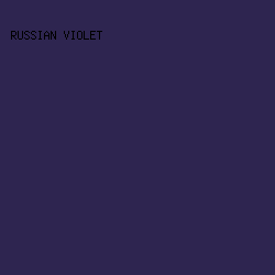 2E2550 - Russian Violet color image preview