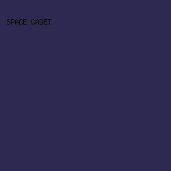 2E2951 - Space Cadet color image preview