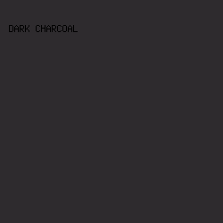 2E2B2E - Dark Charcoal color image preview
