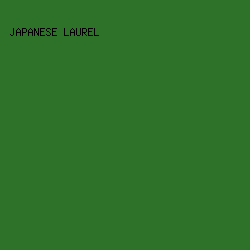 2E7129 - Japanese Laurel color image preview