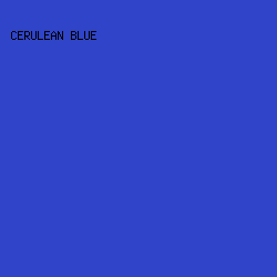 2F44C8 - Cerulean Blue color image preview