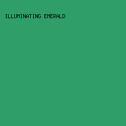 2F9E69 - Illuminating Emerald color image preview