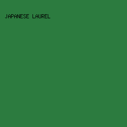 2c7b3f - Japanese Laurel color image preview