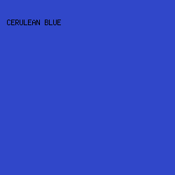 3047C9 - Cerulean Blue color image preview
